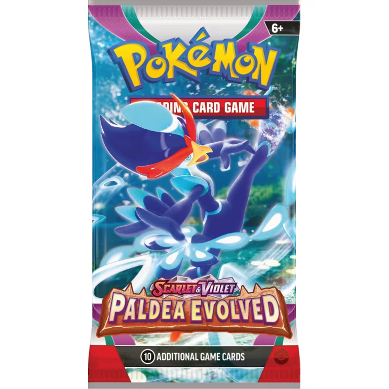 LIVE RIP SLEEVED Paldea Evolved PACK