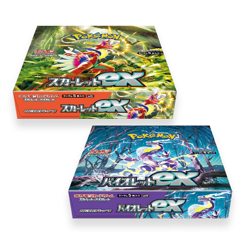 LIVE RIP Scarlet Ex & Violet Ex BOOSTER BOXES